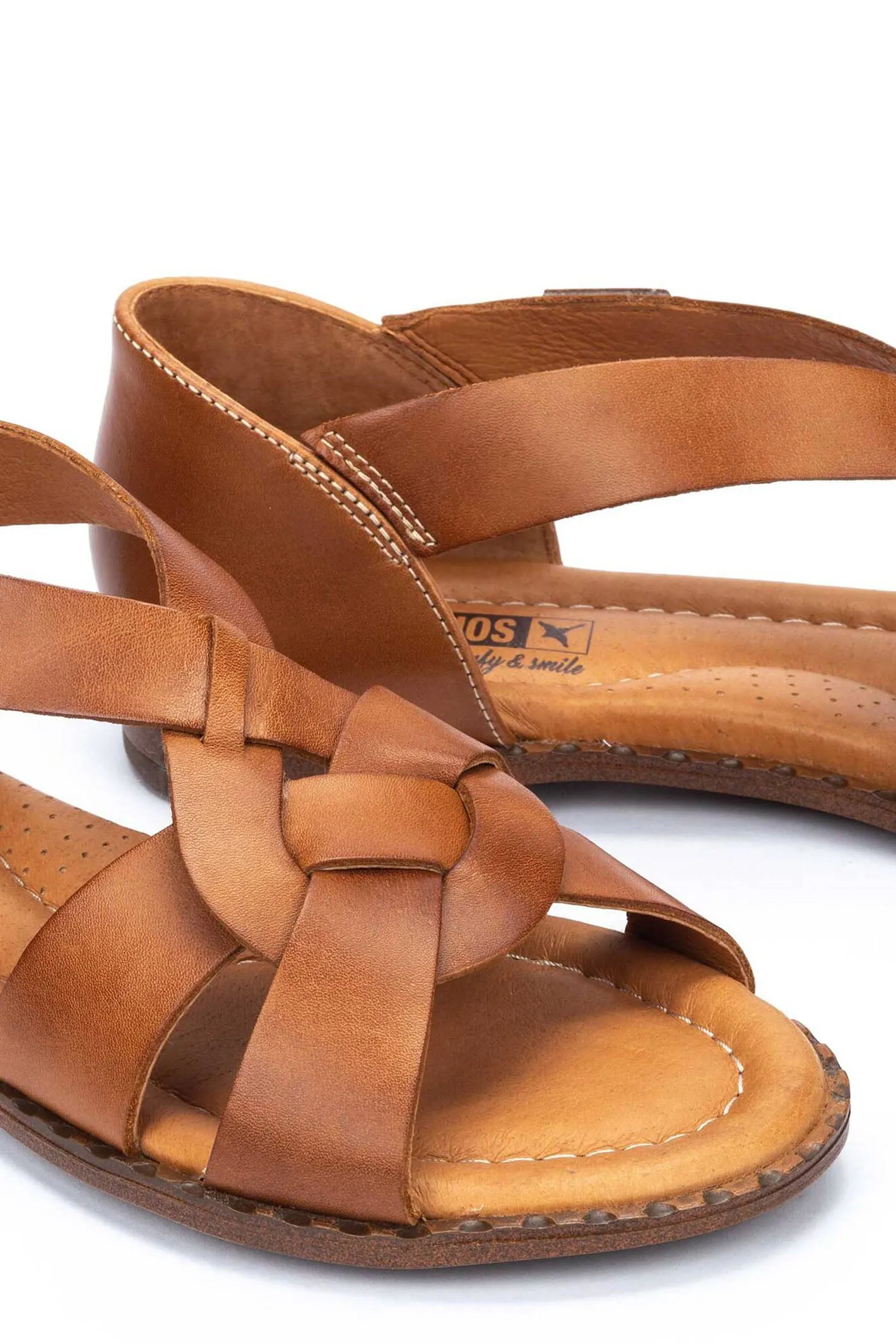 Pikolinos Algar W0X-0812 Brandy Brown Leather Sandal