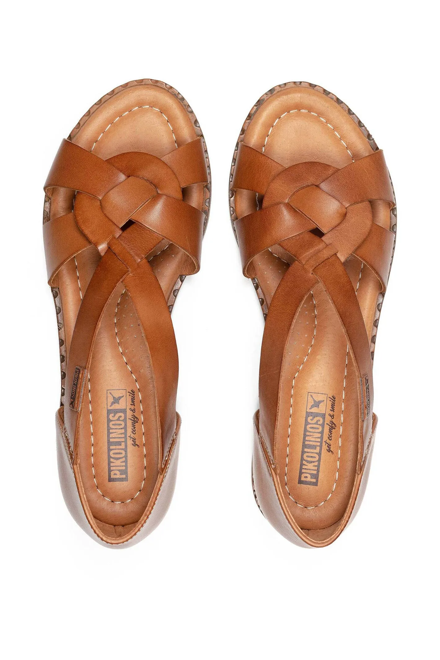 Pikolinos Algar W0X-0812 Brandy Brown Leather Sandal