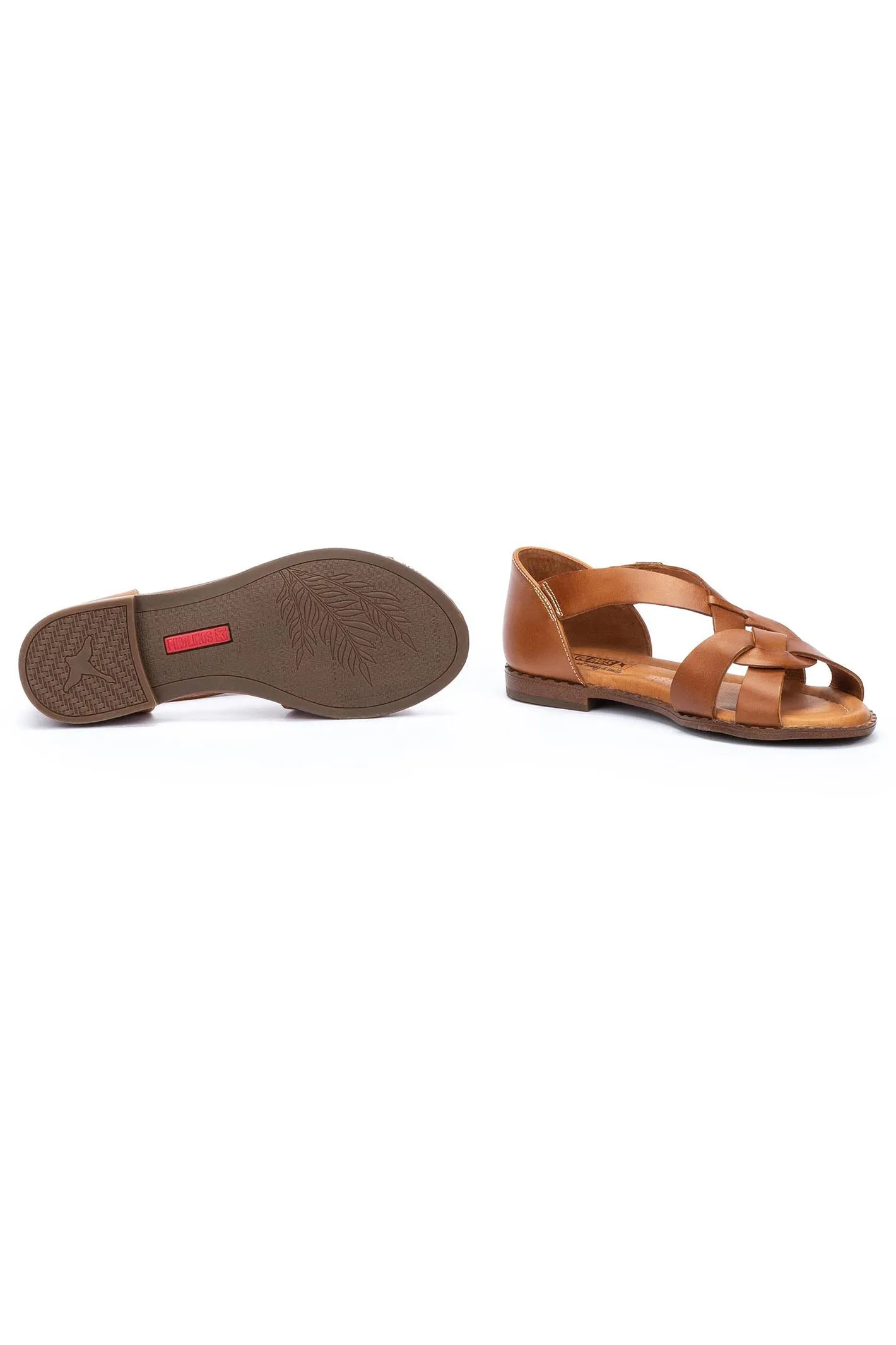 Pikolinos Algar W0X-0812 Brandy Brown Leather Sandal