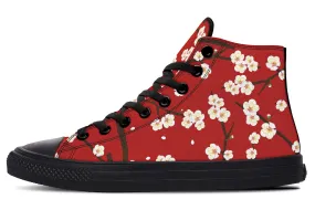 Plum Blossoms High Tops