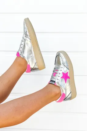 Pretty in Pink Metallic Sneakers by VH