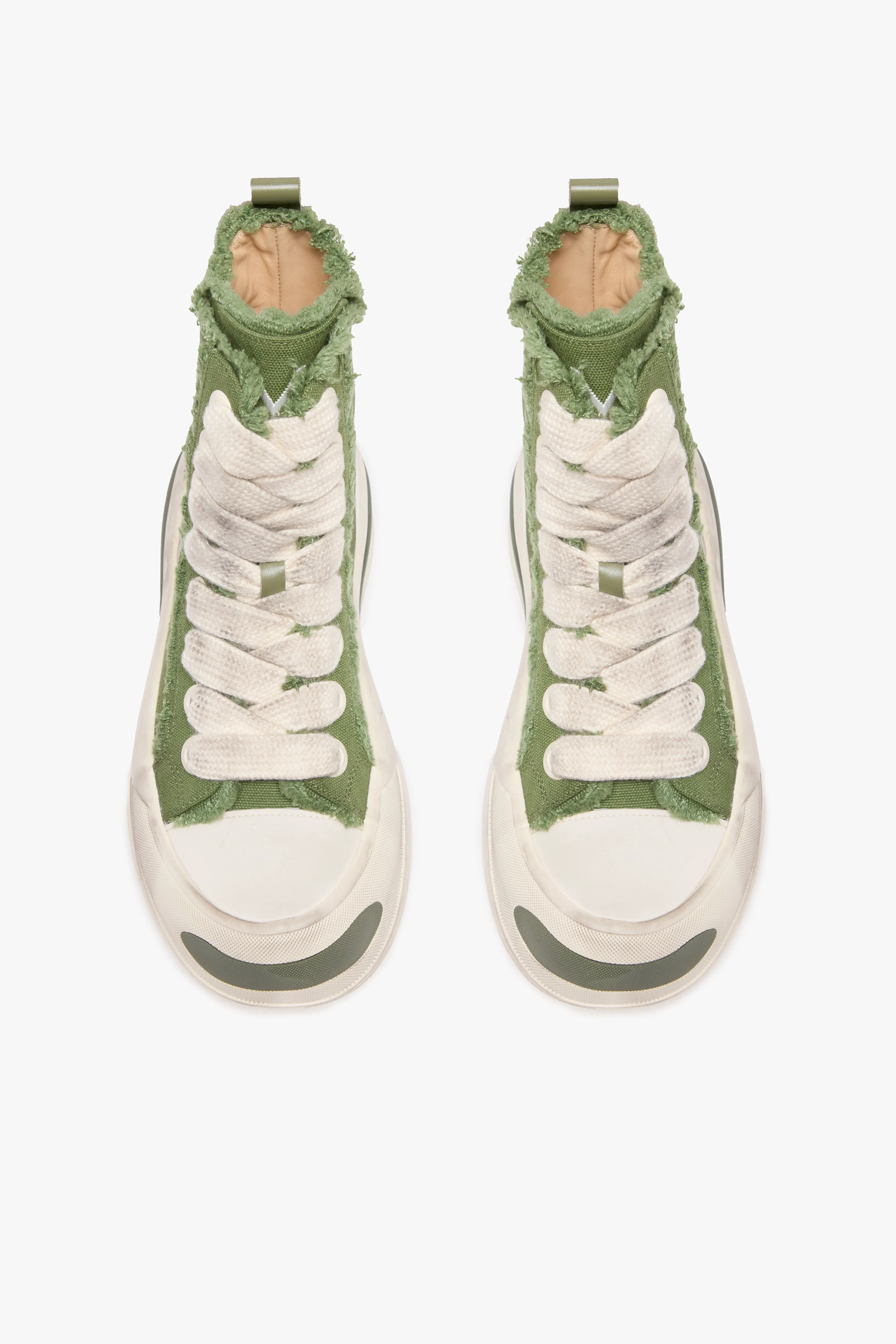 "PURPOSE" GREEN HIGH TOPS