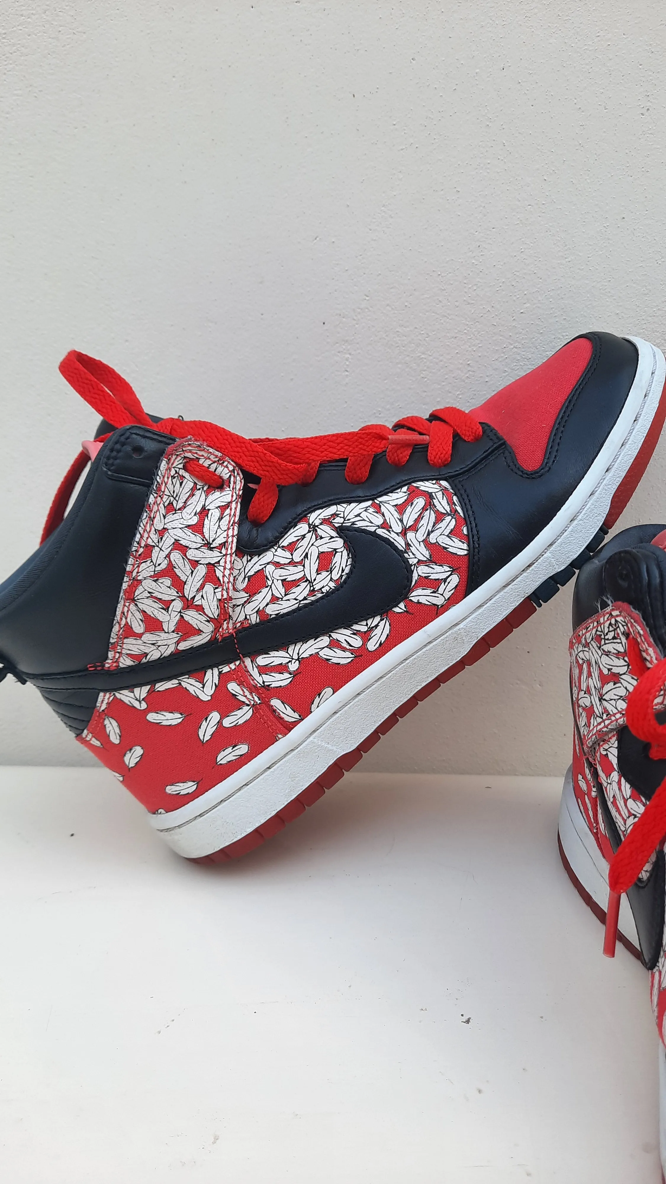 Rare Limited Edition Nike Dunk Hi Skinny Supreme Max Trainers