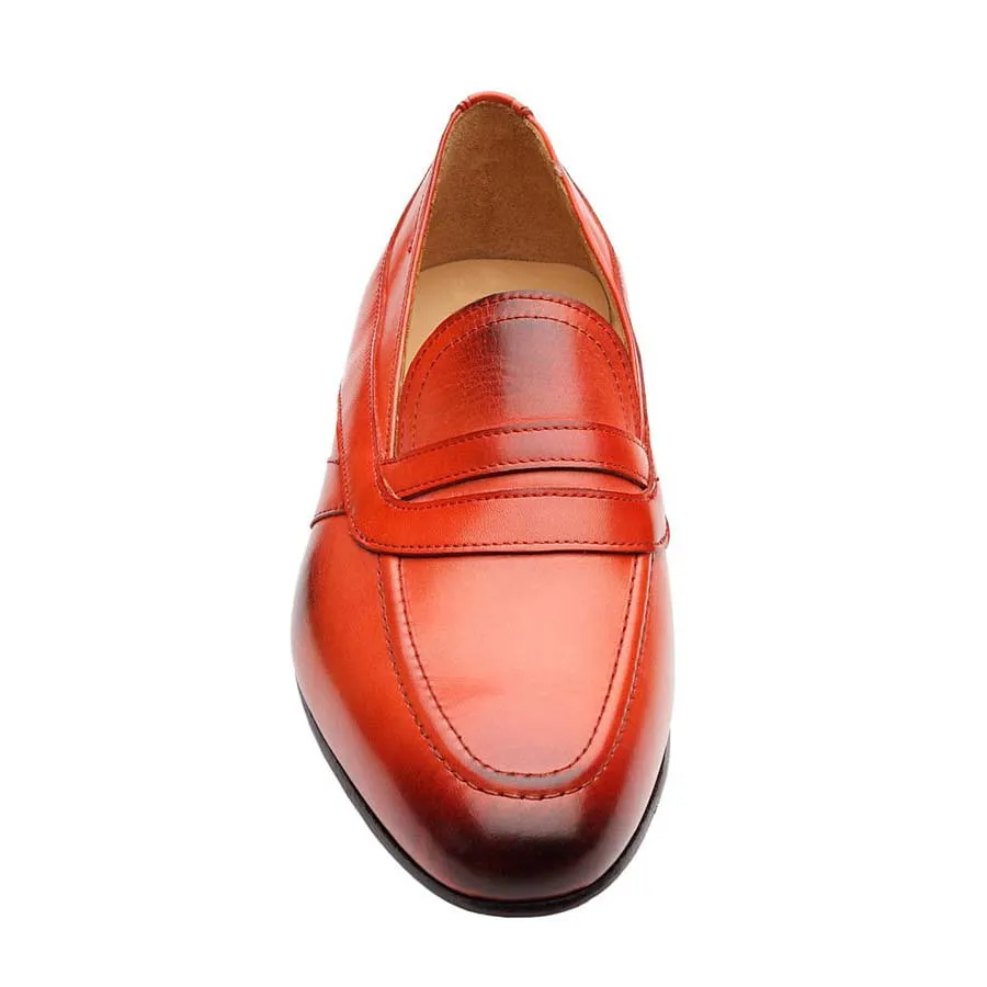 Red Saddle Loafers