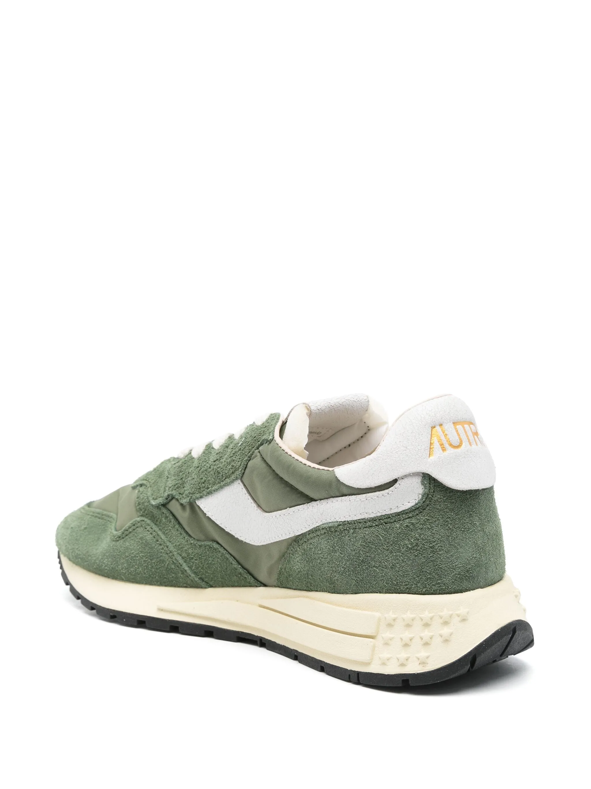 Reelwind Low Top Trainers in Nylon/Crack Wht/Mil