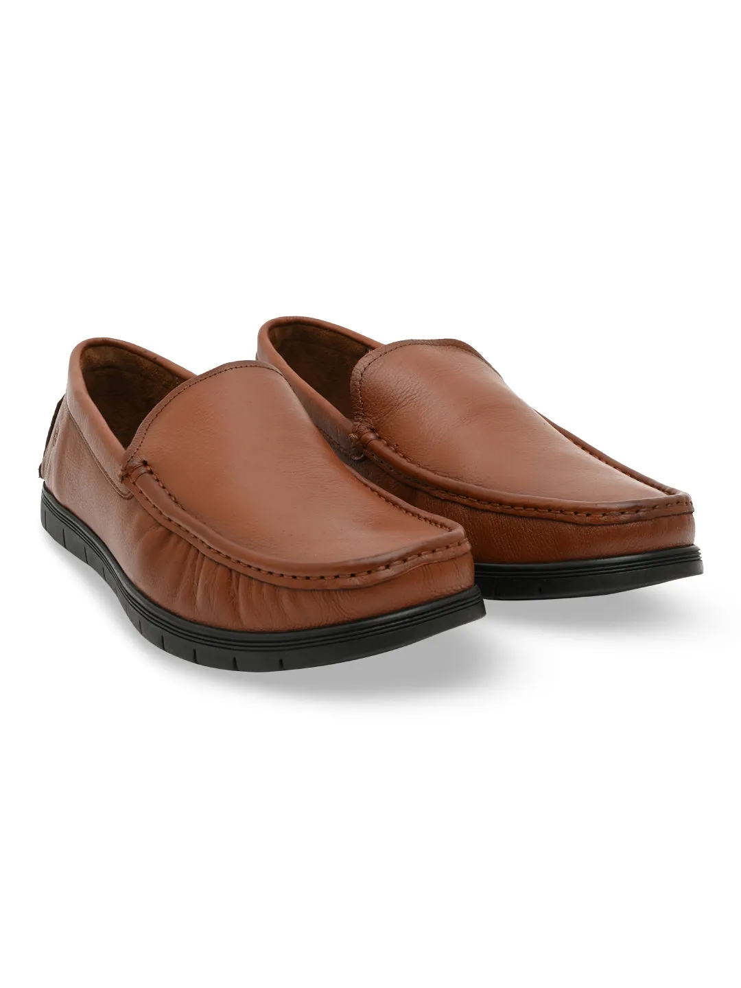 Regal Tan Men Casual Driving Loafers