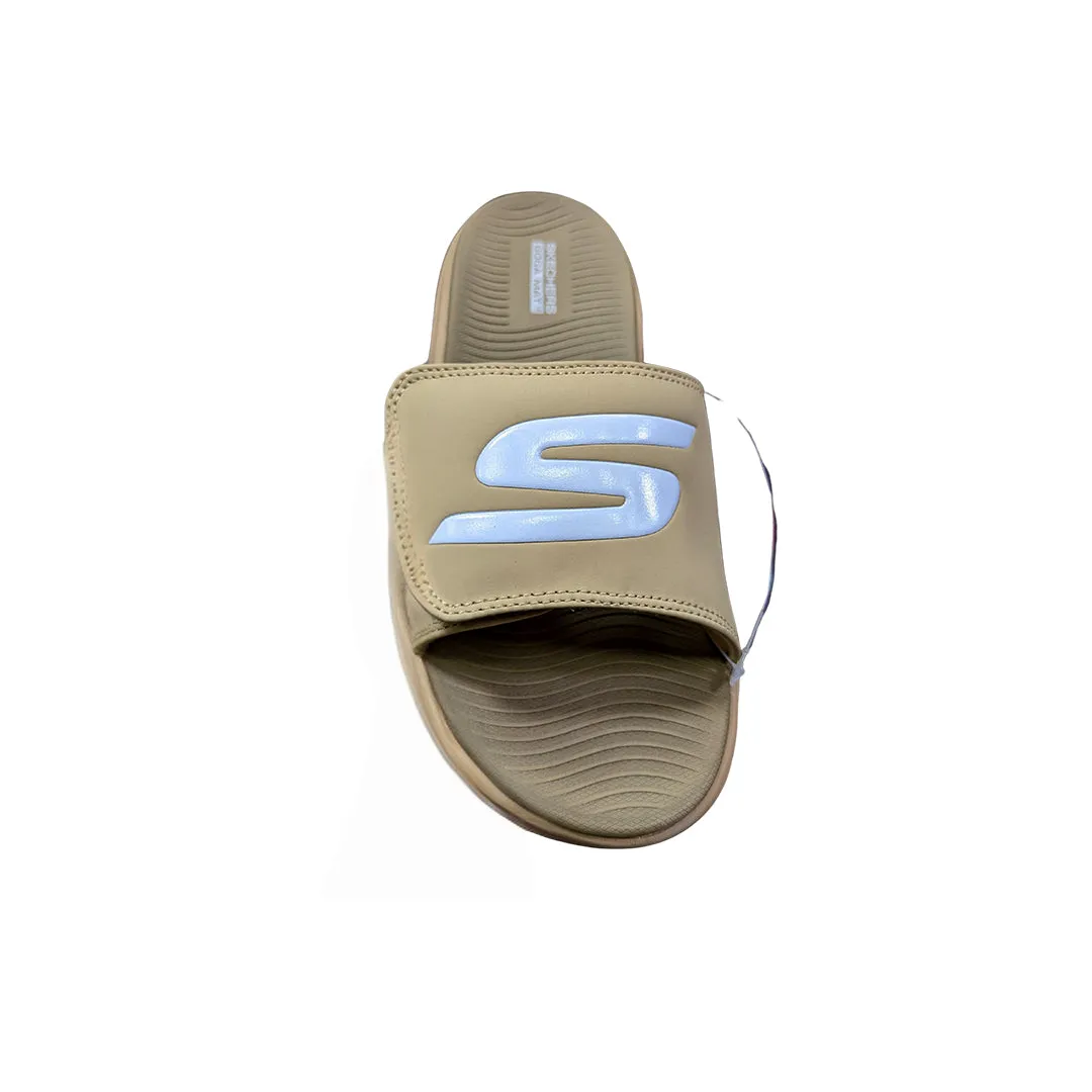 Sketch Max Cushion Slide Khaaki – Orthopedic Cloud Foam Sandals w/ Arch Support | Unisex Comfort for Home, Gym & Summer | Royal Trend