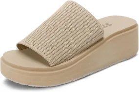 STQ Platform Sandals Women Cute Chunky Slides with Comfort Memory Foam STQ Platform Sandals Women Cute Chunky Slides with Comfort Memory Foam