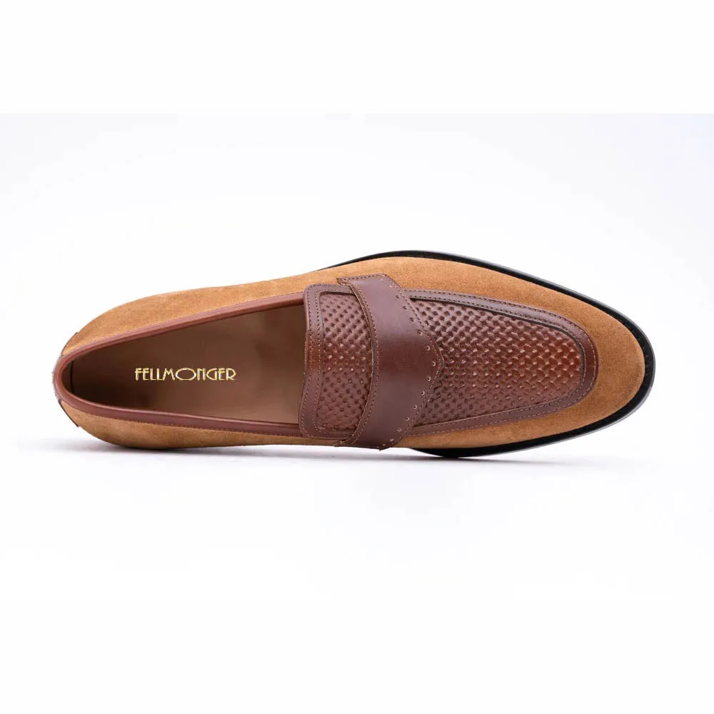 Suede Croco Loafers