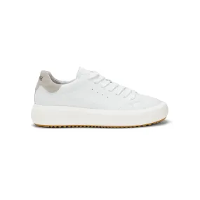 SUN68 BIG BOY LEATHER WHITE SNEAKERS FOR MEN