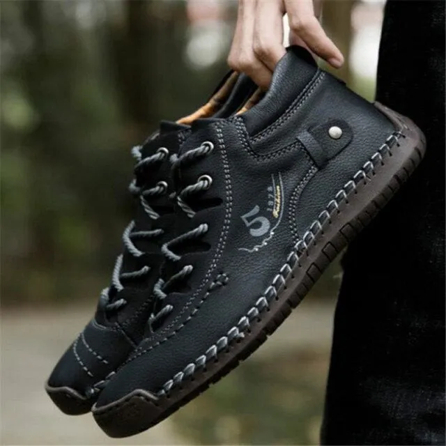 Super Comfort Large Size Leather Men's Breathable Formal Dress Shoes