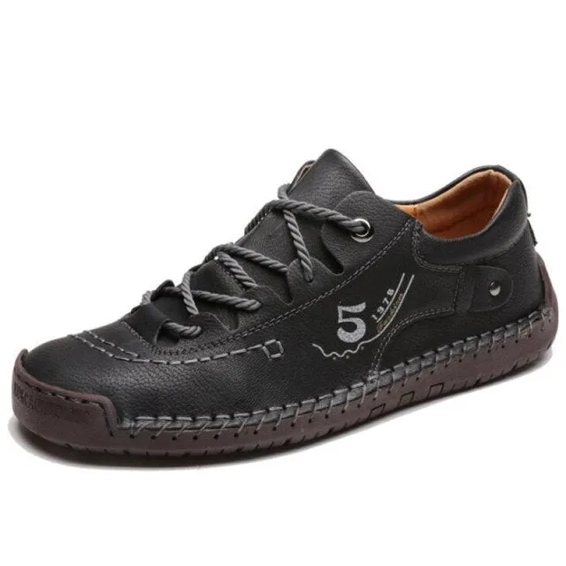 Super Comfort Large Size Leather Men's Breathable Formal Dress Shoes