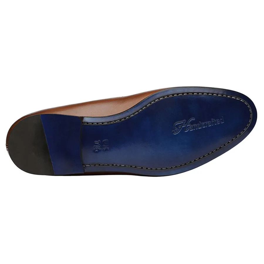Tan Bowtie Belgian Loafers