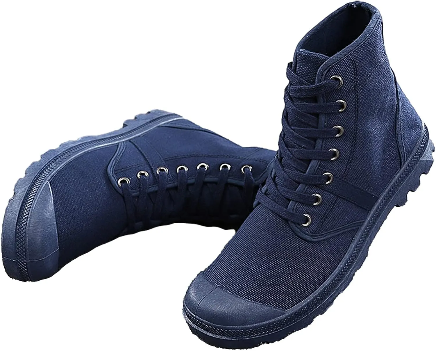 Unisex Men's Women's Ankle High Canvas Boots Lace-Up Casual Sneakers