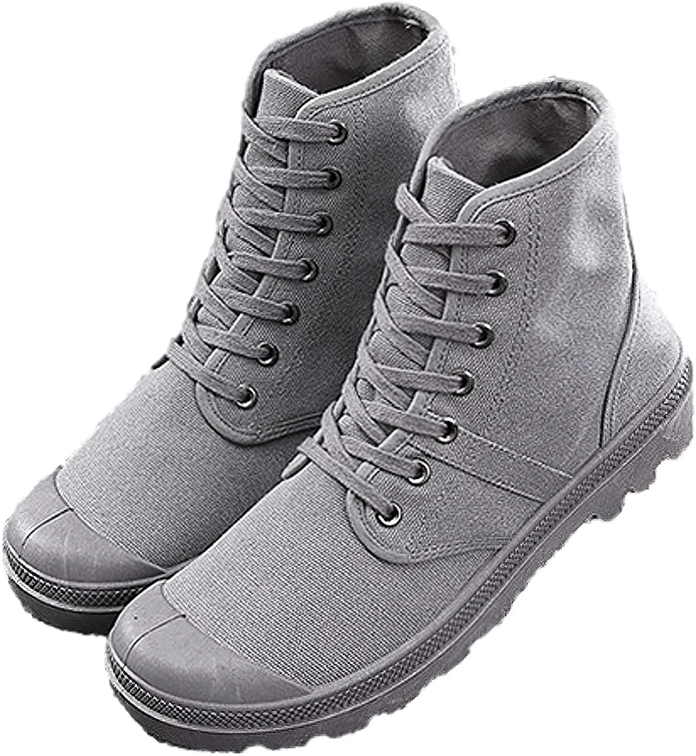 Unisex Men's Women's Ankle High Canvas Boots Lace-Up Casual Sneakers