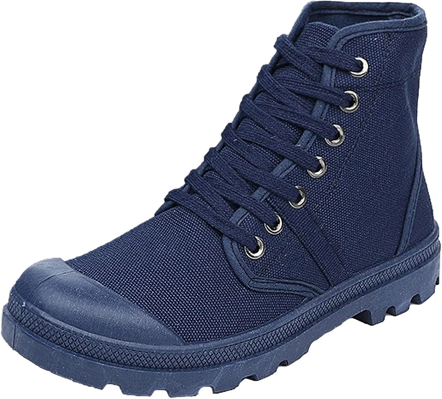 Unisex Men's Women's Ankle High Canvas Boots Lace-Up Casual Sneakers