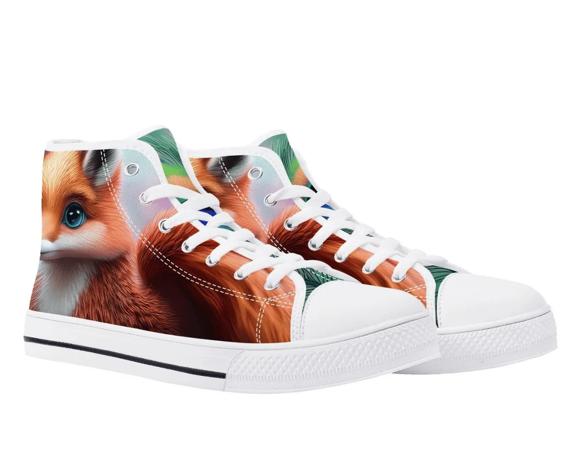Vibrant Comic Box High Tops