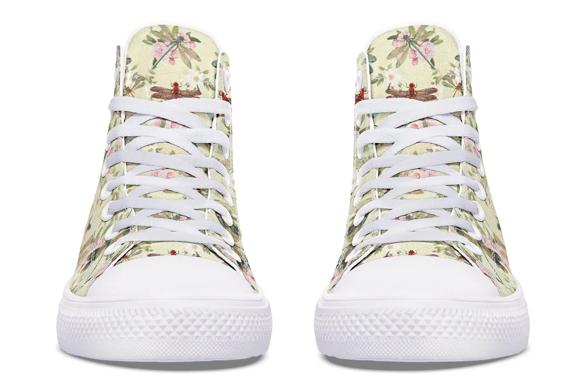 Vintage Dragonflies High Tops