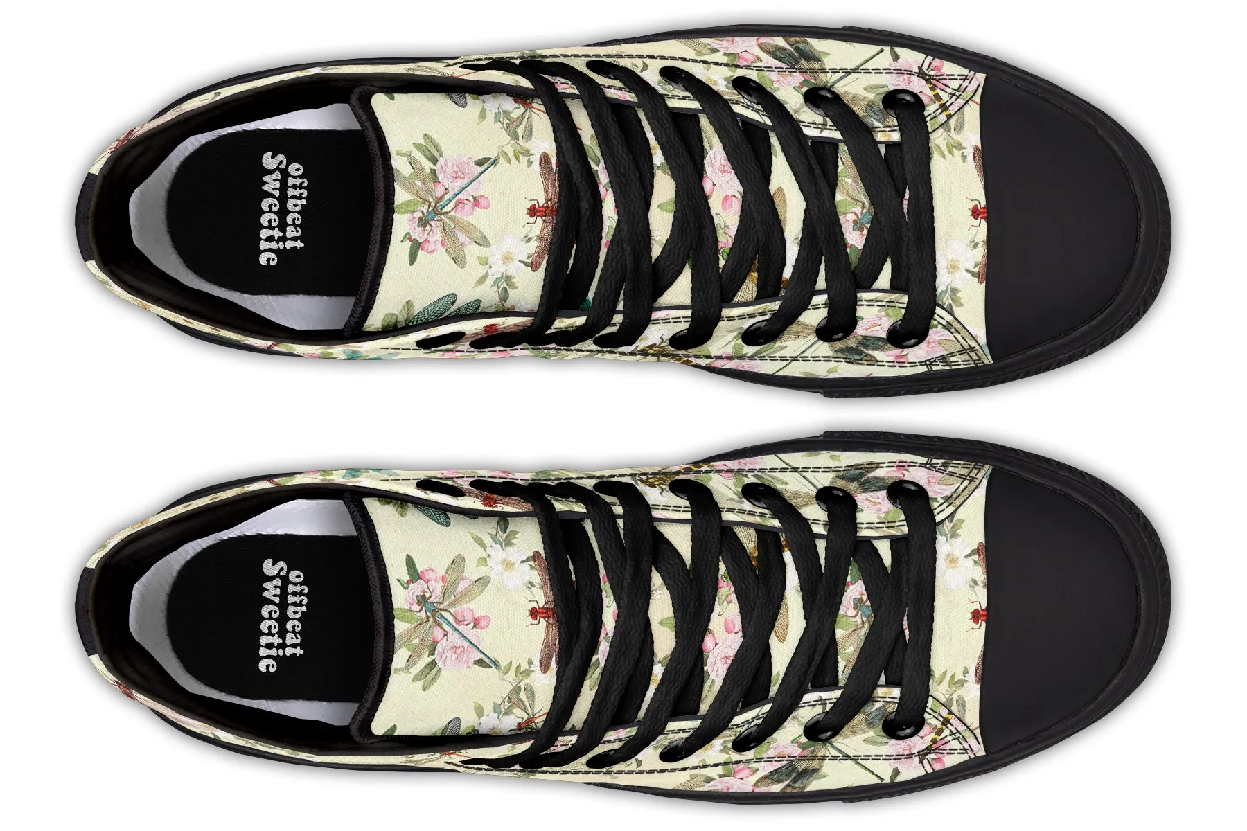 Vintage Dragonflies High Tops