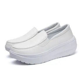 Women Thick Soles Simple Sneakers
