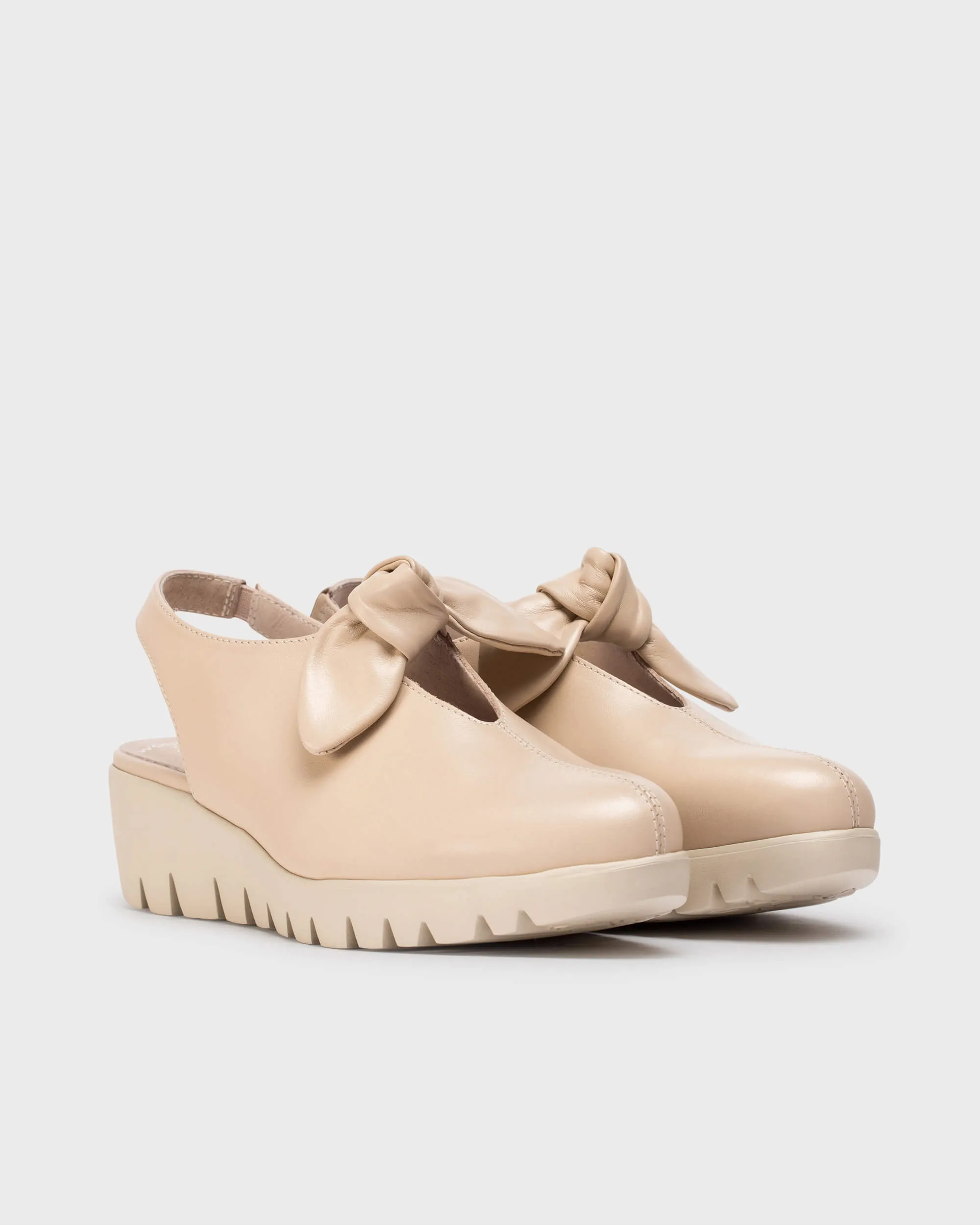 Wonders | Slingback Bow Loafers